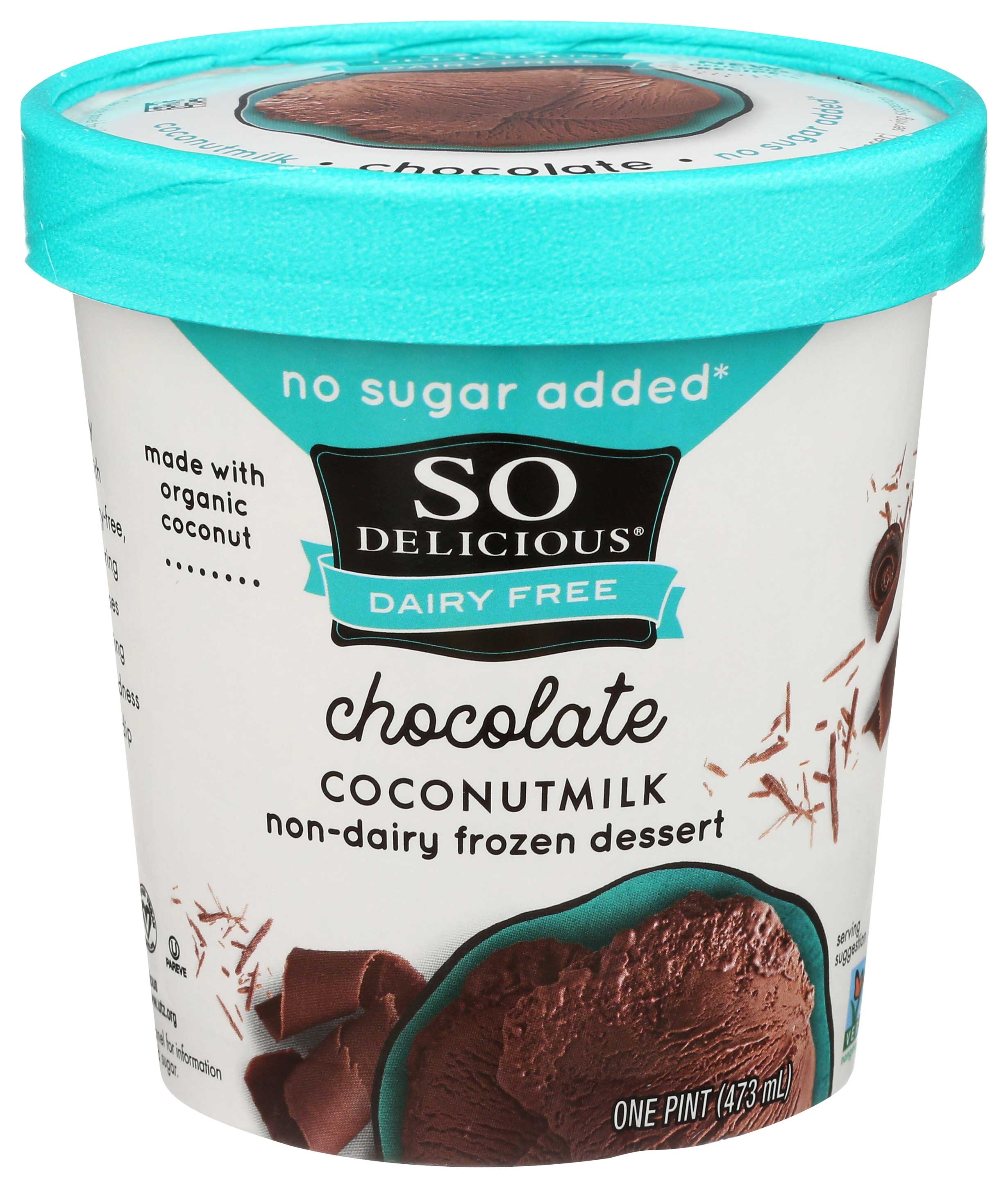 So Delicious Chocolate Coconut Milk Frozen Dessert, 1 Pint -- 8 per case.