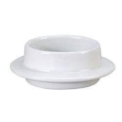 Vertex China Signature Collection Porcelain White Butter Bowl, 3 Ounce -- 48 per case.
