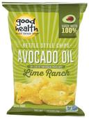Good Health All Natural Kettle Style Chilean Lime Avocado Oil Potato Chips, 5 Ounce -- 12 per case.