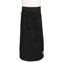 Chef Revival Two Pocket Black Bistro Apron, 28 x 34 inch -- 12 per case