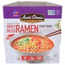 Annie Chuns Japanese Style Spicy Miso Ramen Soup Bowl, 5.4 Ounce -- 6 per case