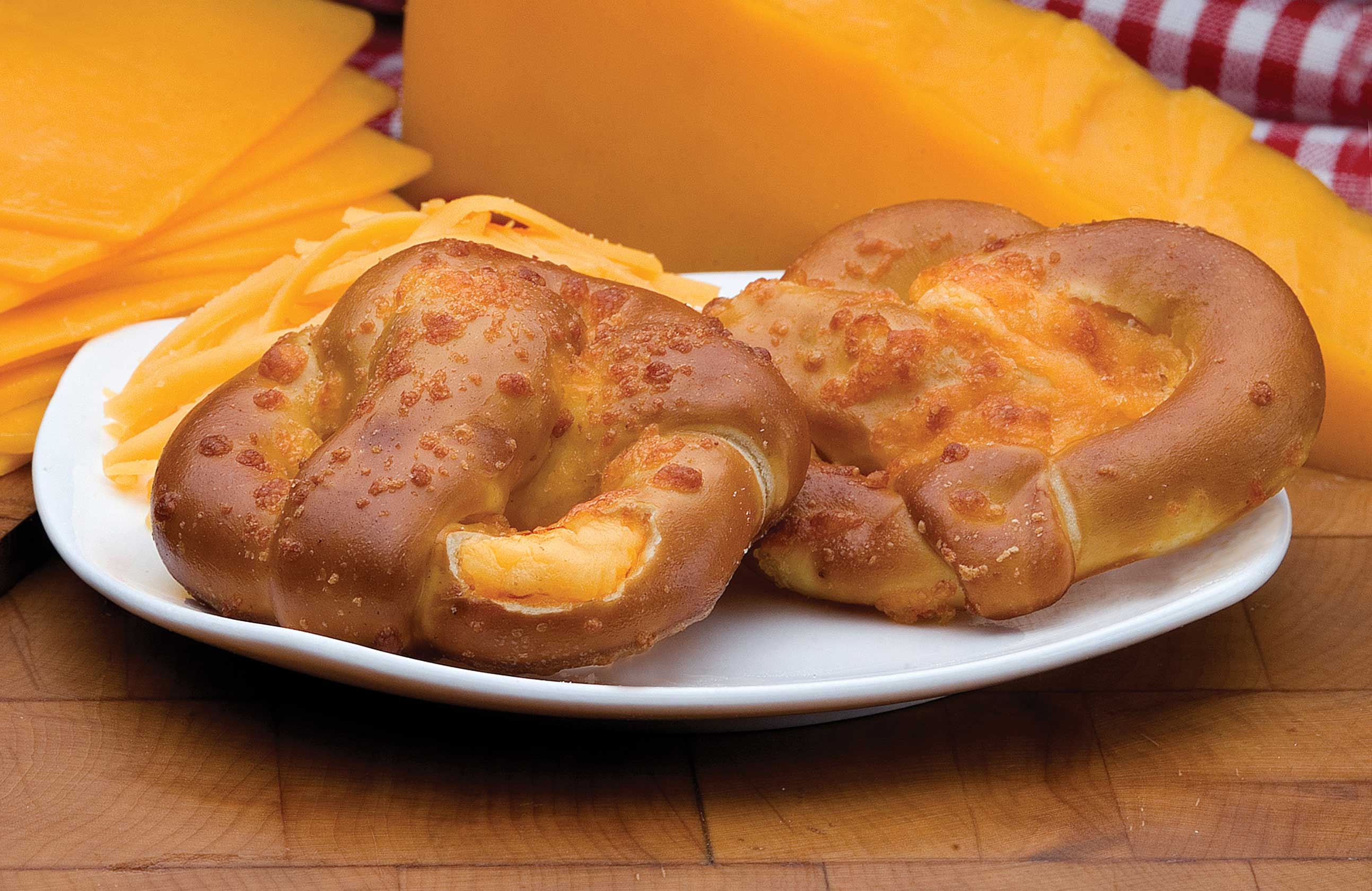 Kim and Scotts Grilled Cheese Soft Stuffed Pretzel -- 24 per case.