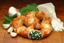 Kim and Scotts Spinach Feta Stuffed Pretzels, 6 Ounce -- 24 per case.