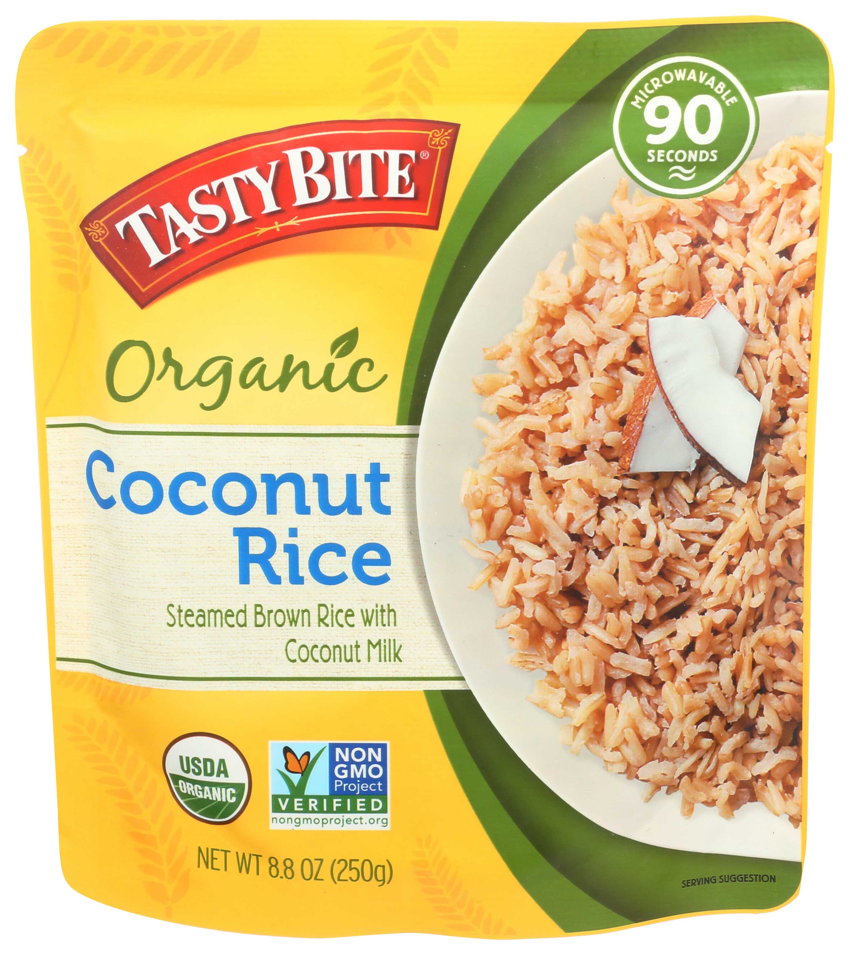 Tasty Bite Organic Coconut Rice, 8.8 Ounce -- 6 per case
