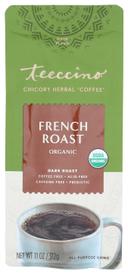 Teeccino Organic Maya French Roast Herbal Coffee, 11 Ounce -- 6 per case.