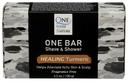 One With Nature Healing Turmeric Fragrance Free Shave and Shower Bar Soap, 3.5 Ounce -- 3 per case