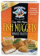 Henry and Lisas Gluten Free Natural Seafood Wild Alaskan Fish Nugget, 12 Ounce -- 6 per case.