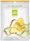 Alo Dried Aloe Vera Plus Ginger Fruit Snacks, 2.1 Ounce -- 10 per case