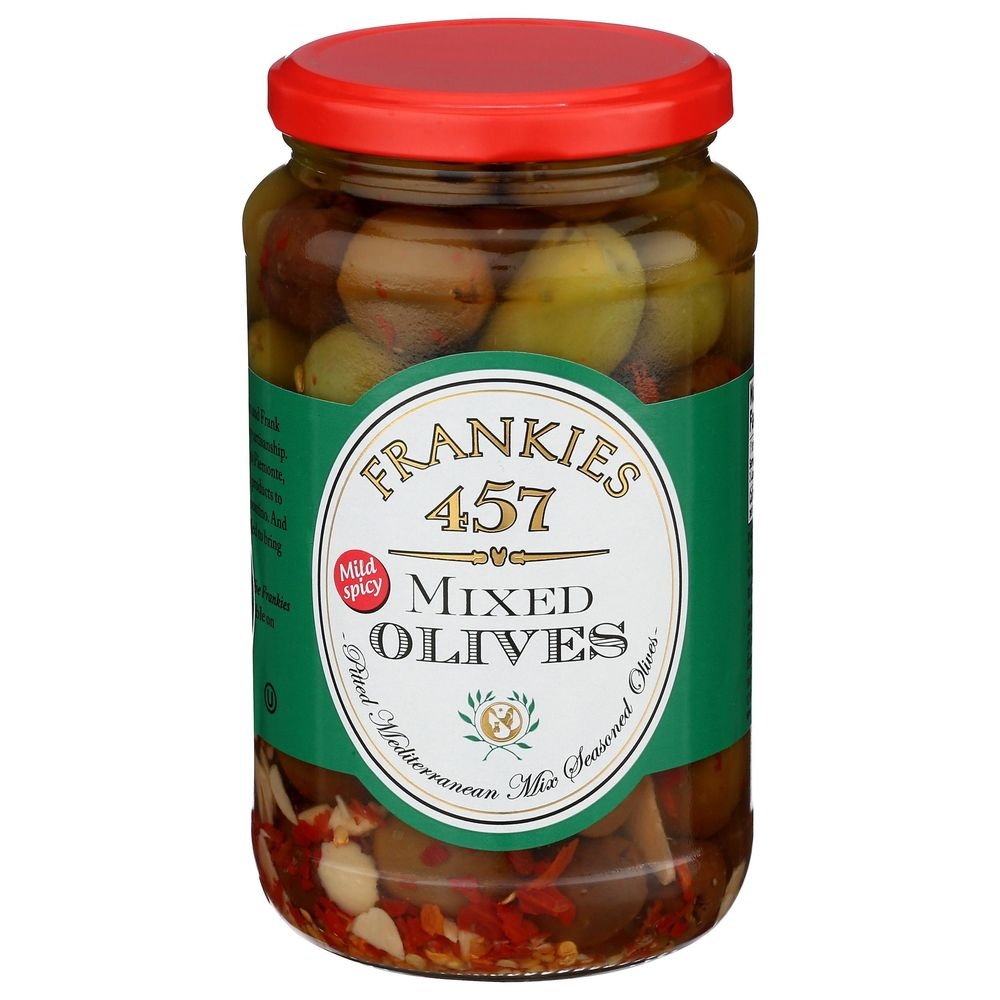 Frankies 457 Mediterranean Mixed Olives, 9 Ounce -- 6 per case