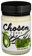 Chosen Foods 100 Percent Pure Avocado Oil Mayo, 12 Ounce -- 6 per case.