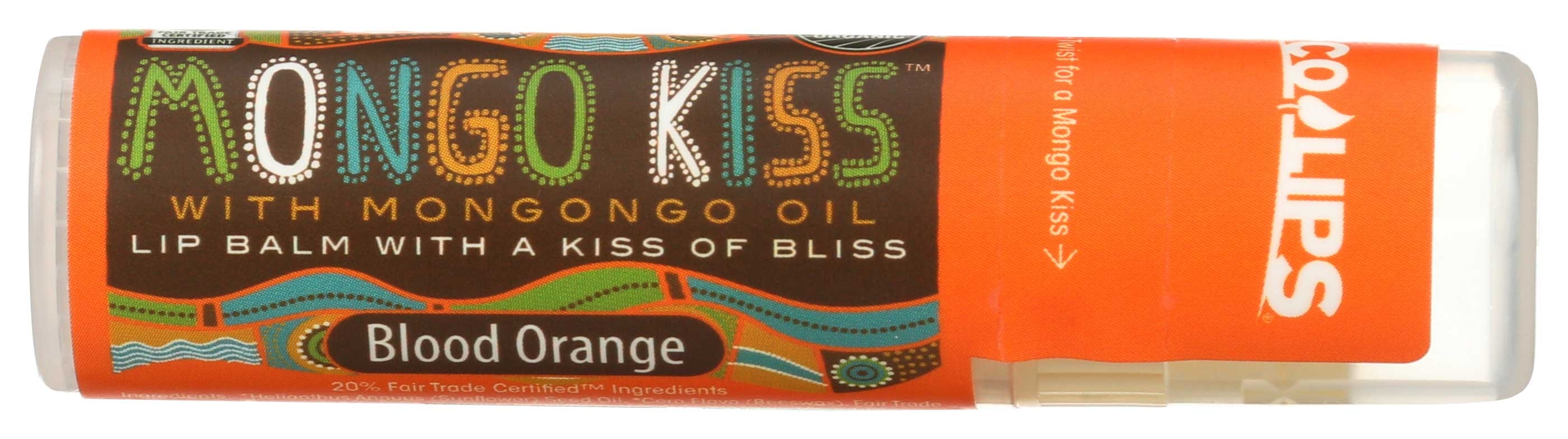 Mongo Kiss Organic Blood Orange Lip Balm, 0.25 Ounce -- 15 per case