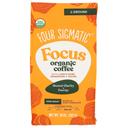 Four Sigmatic Organic Focus Dark Roast Mushroom Ground Coffee, 10 Ounce -- 8 per case