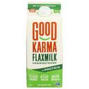 Good Karma Foods Protein Original Unsweetened Flaxmilk, 64 Fluid Ounce -- 6 per case.