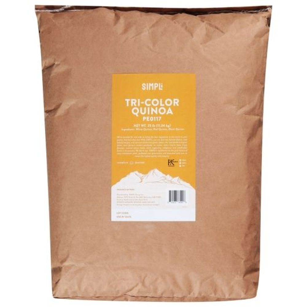 Simpli Tri-Color Quinoa, 25 Pound