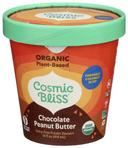 Cosmic Bliss Organic Chocolate Peanut Butter Ice Cream, 14 Fluid Ounce -- 8 per case