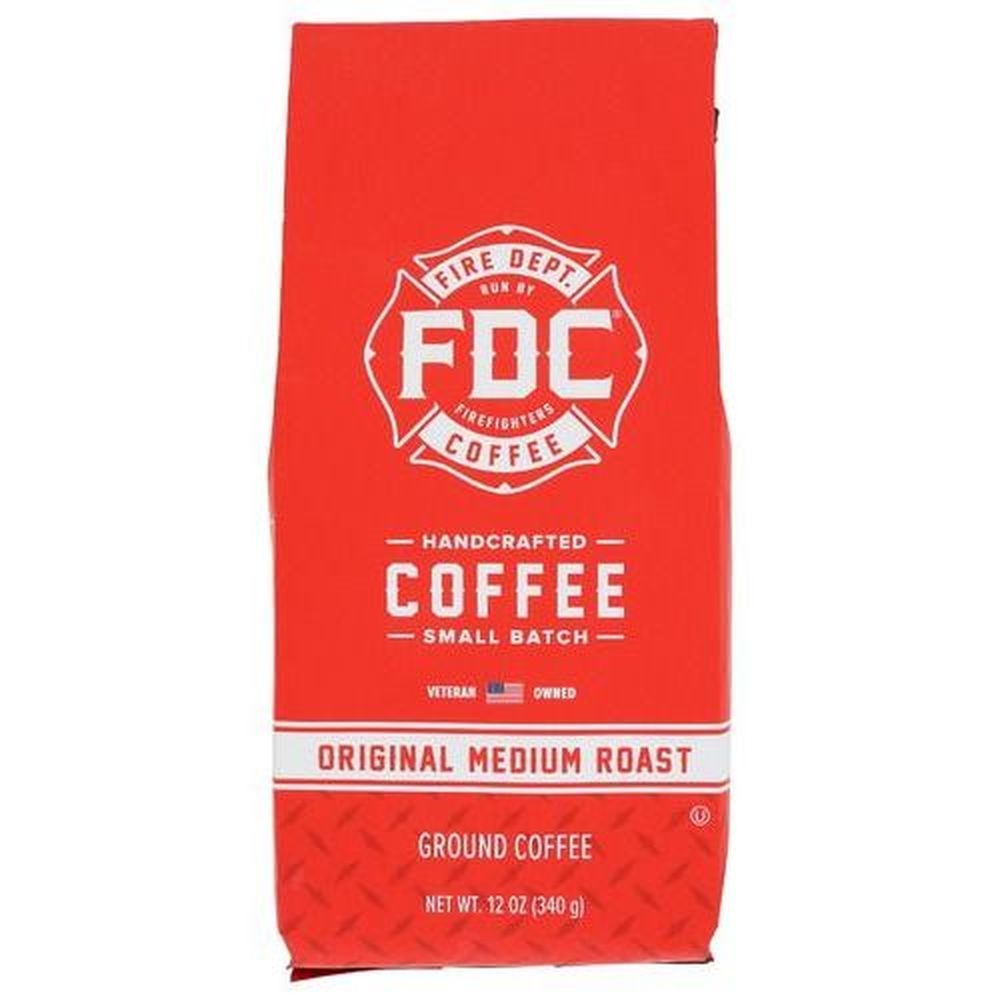 Fire Department Coffee Original Medium Roast Ground Coffee, 12 Ounce -- 6 per case
