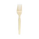 StrawFish Natural Medium Weight Biodegradable Fork, 6 inch -- 1000 per case
