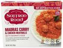 Saffron Road Madras Curry and Chicken Meatballs with Basmathi Rice, 10 Ounce -- 8 per case