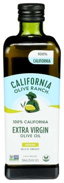Cold Pressed 100 Percent California Extra Virgin Olive Oil, 25.4 Fluid Ounce -- 6 per case