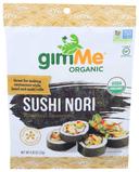 Gimme Organic Roasted Seaweed Sushi Nori Snack, 0.81 Ounce -- 12 per case