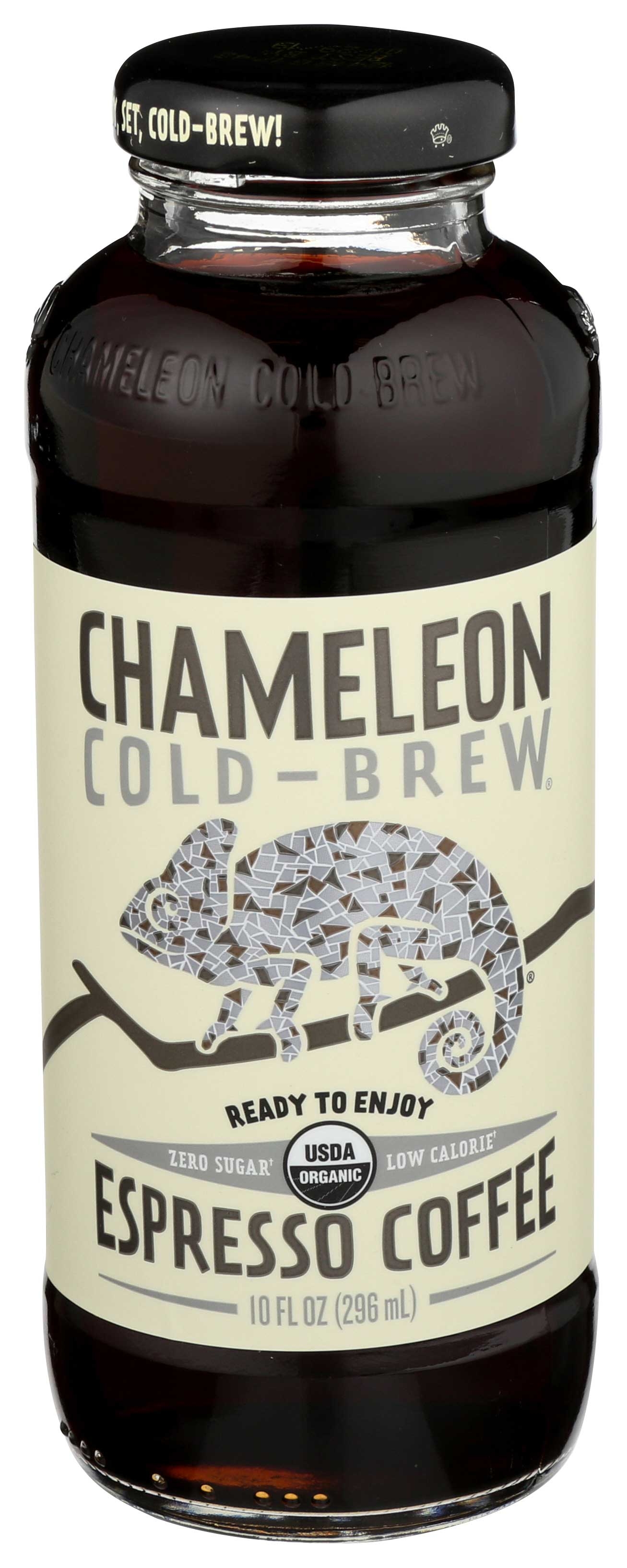 Chameleon Cold-Brew Organic Ready to Drink Espresso Coffee, 10 Fluid Ounce -- 12 per case