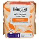 Honey Pot Organic Overnight Non Herbal Menstrual Pads with Wings, 12 count