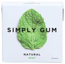 Simply Gum Natural Mint Gum, 15 count per pack -- 12 per case.