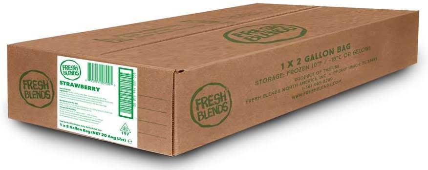 Fresh Blends Strawberry Beverage, 2 Gallon.