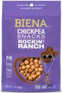 Biena Rockin Ranch Roasted Chickpea Snacks, 5 Ounce -- 8 per case
