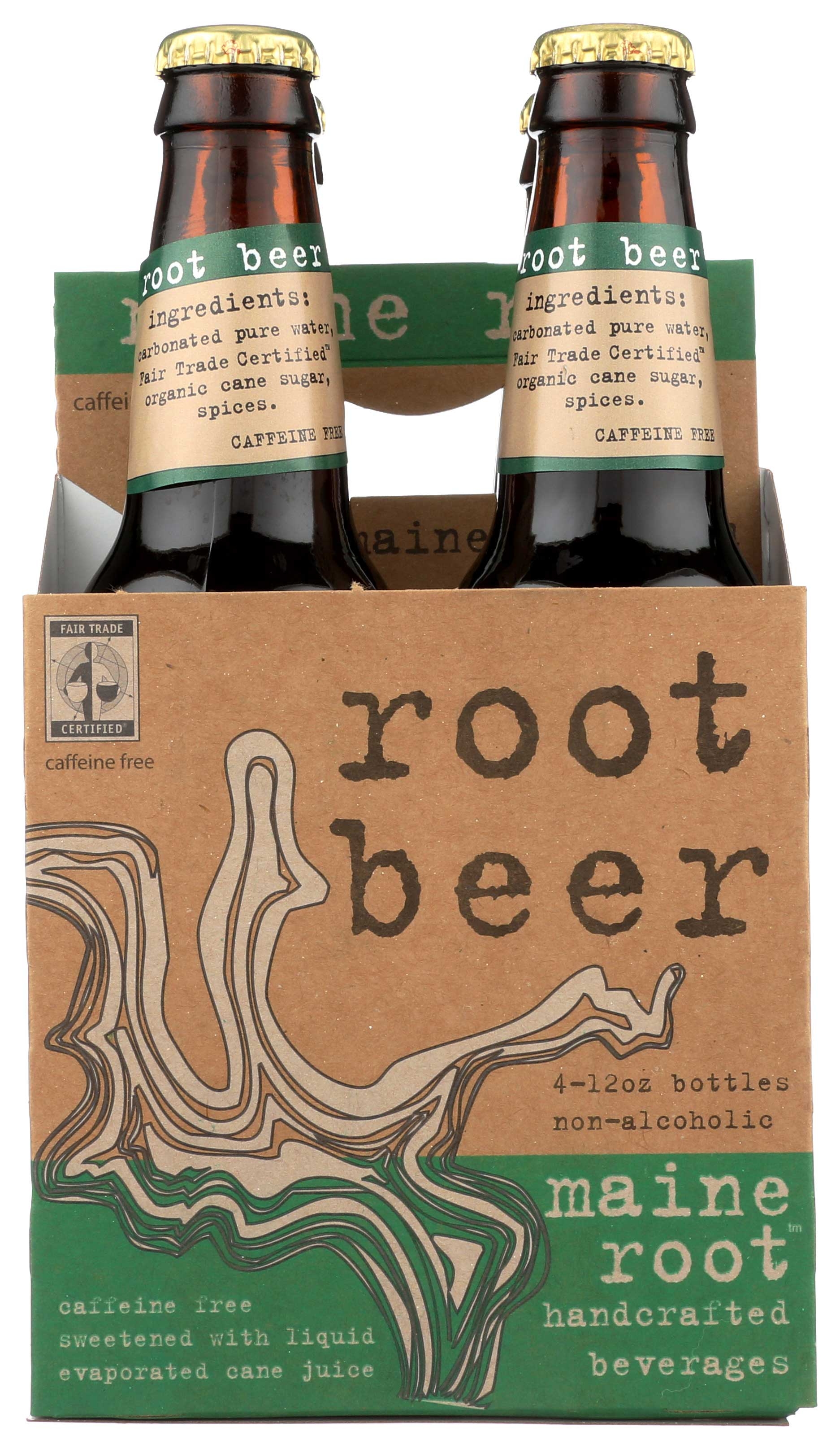 Maine Root Root Beer Soda, 12 Ounce -- 24 per case.