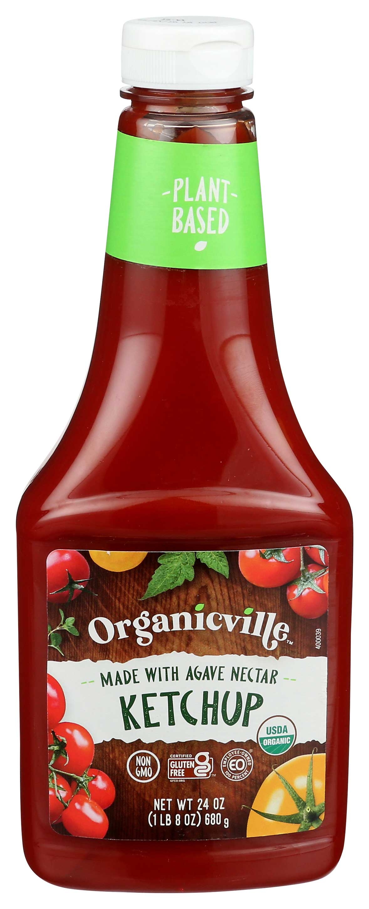 OrganicVille Organic Ketchup, 24 Ounce -- 12 per case.