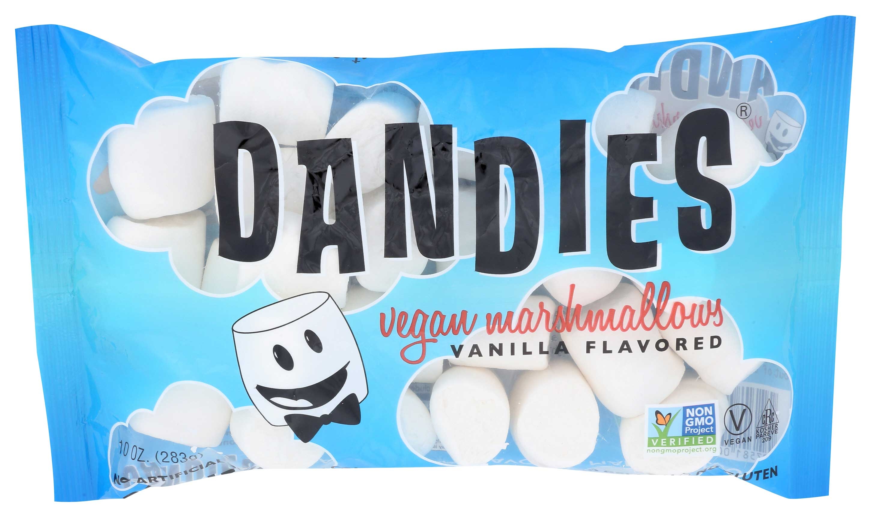 Dandies Original Classic Vanilla Vegan Marshmallow, 10 Ounce -- 12 per case.