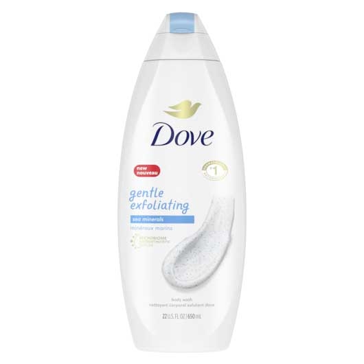 Dove Exfoliate Body Wash, 22 Fluid Ounce -- 4 per case.