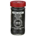 Morton and Bassett Organic Black Sesame Seeds, 2.3 Ounce -- 3 per case