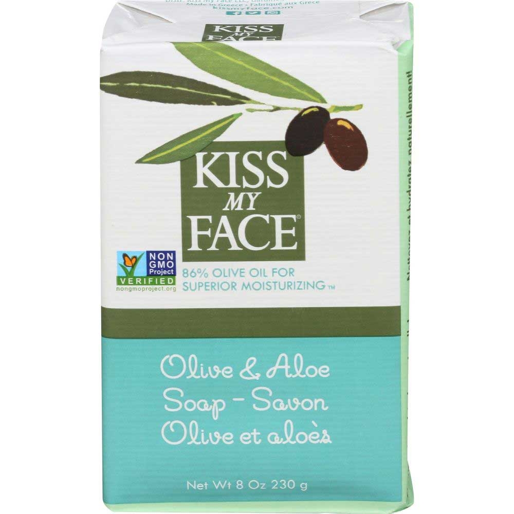 Kiss My Face Olive and Aloe Bar Soap, 8 Ounce