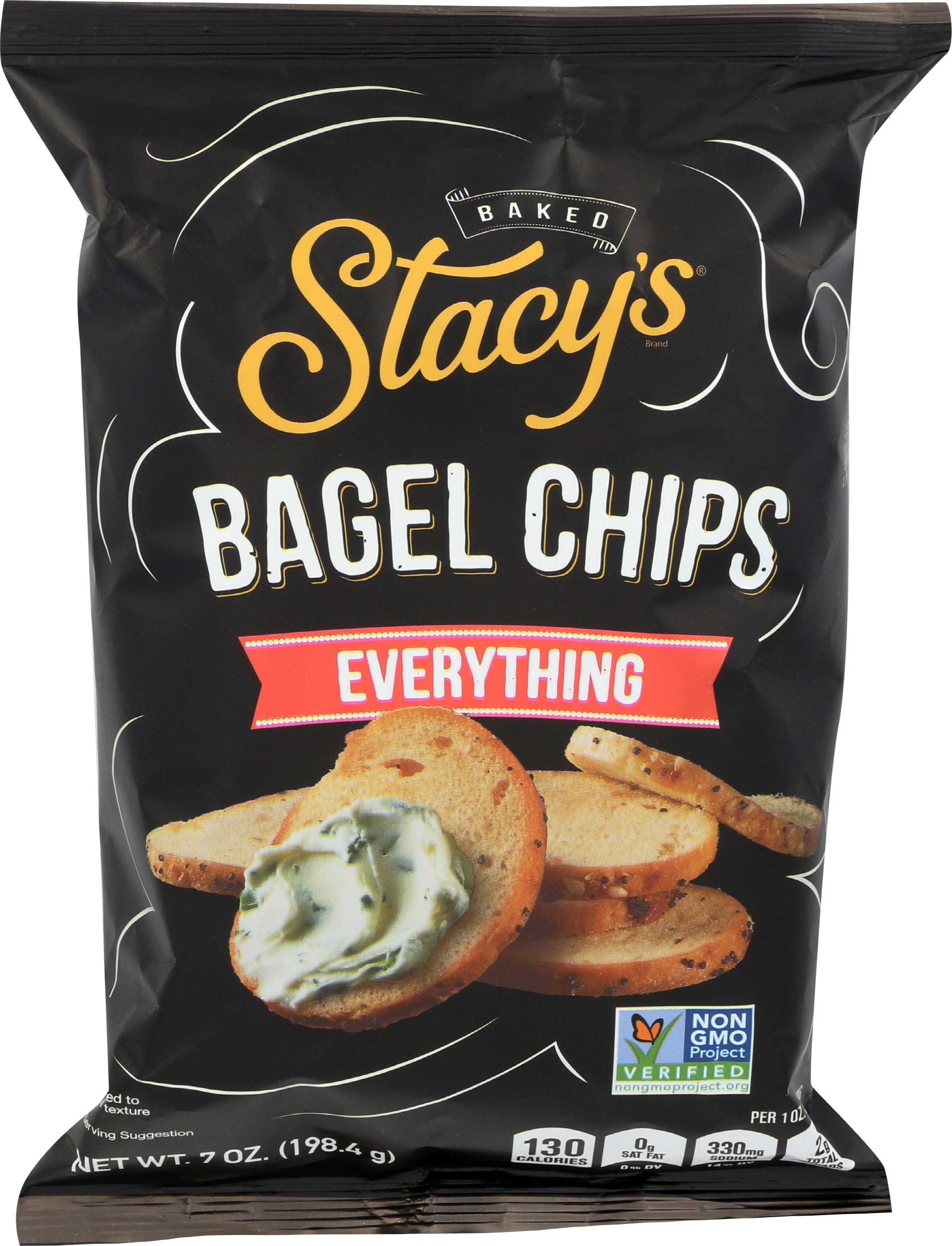 Stacys Everything Bagel Chips, 7 Ounce -- 12 per case