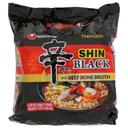 Nong Shim Shin Black with Beef Bone Broth Noodle Soup, 18.32 Ounce -- 4 per case