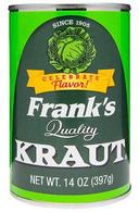 Franks Shredded Sauerkraut, 14 Ounce Can -- 24 per case