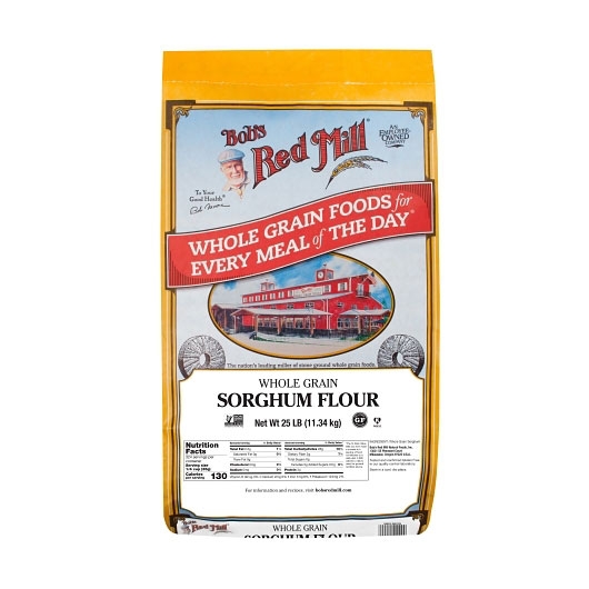 Bobs Red Mill Whole Grain Sorghum Flour, 25 Pound