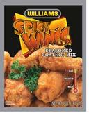 Williams Spicy Wings Seasoned Coating Mix, 5 Ounce -- 12 per case