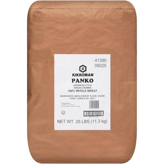 Kikkoman Panko Whole Wheat Bread Crumb, 25 Pound.
