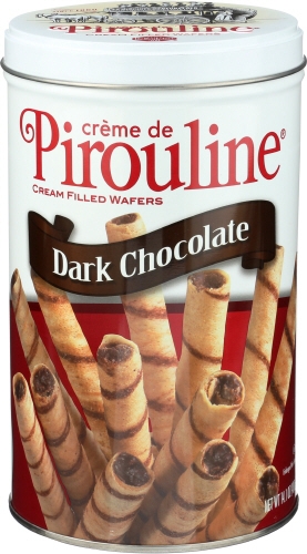 Debeukelaer Pirouline Dark Chocolate Cream Filled Wafer, 14 Ounce -- 6 per case