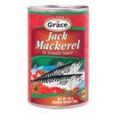 Grace Jack Mackerel in Tomato Sauce, 15 Ounce -- 24 per case