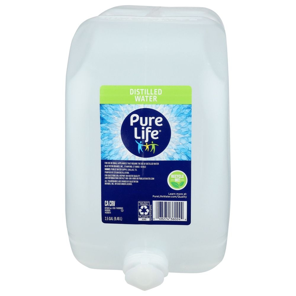 Pure Life Distilled Water, 2.5 Gallon -- 2 per case