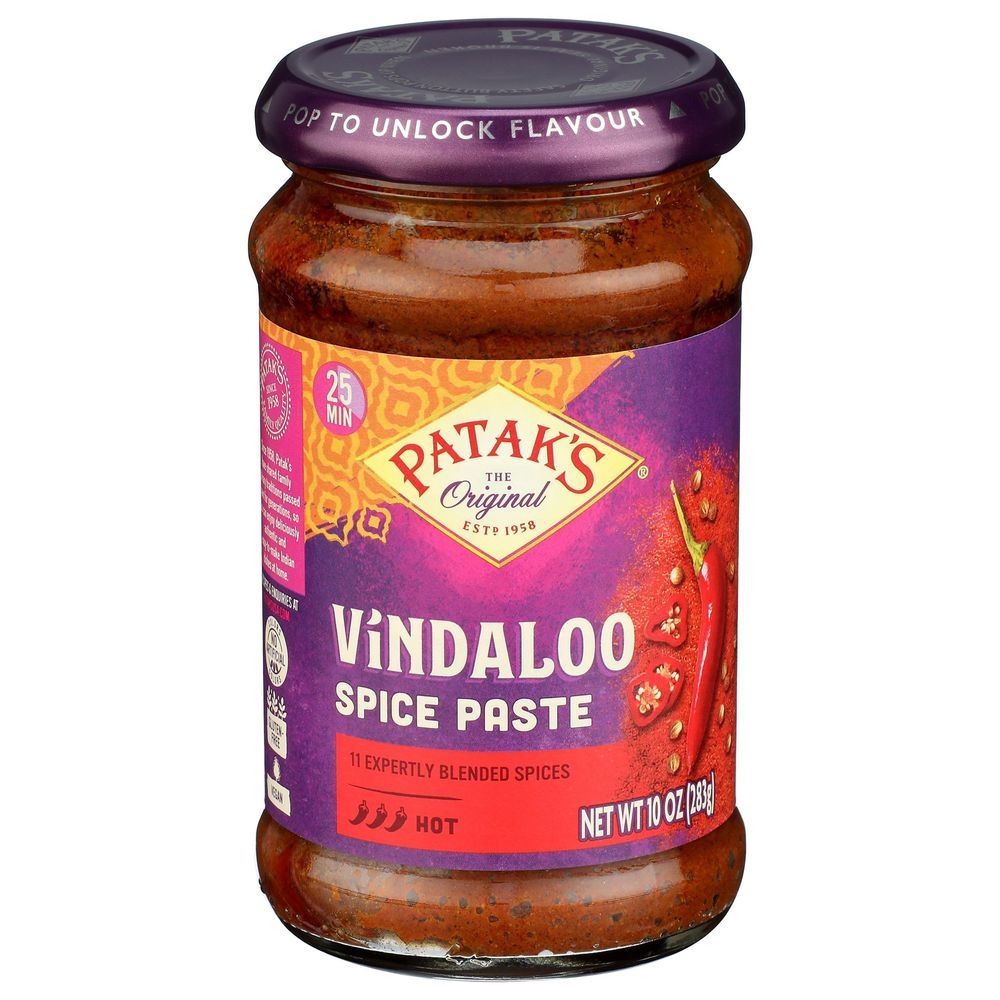 Pataks Vindaloo Spice Paste, 10 Ounce -- 6 per case
