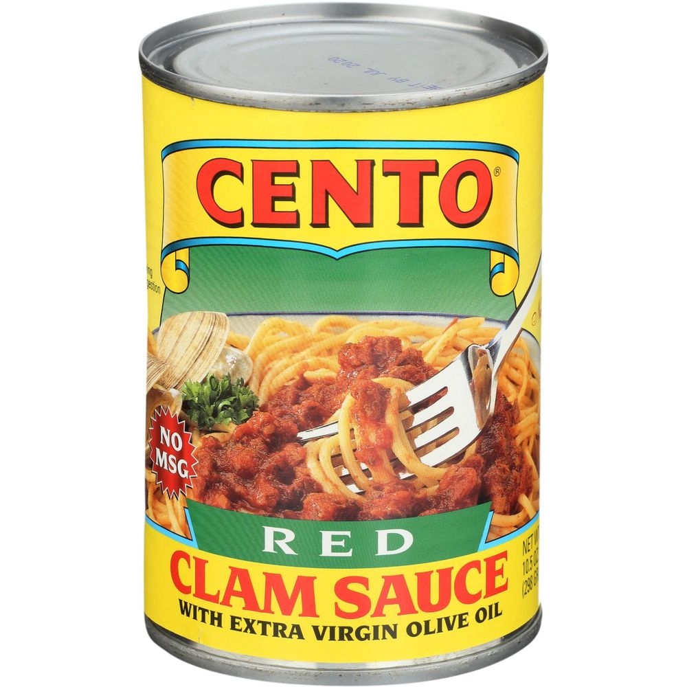 Cento Red Clam Sauce with Extra Virgin Olive Oil, 10.5 Ounce -- 6 per case