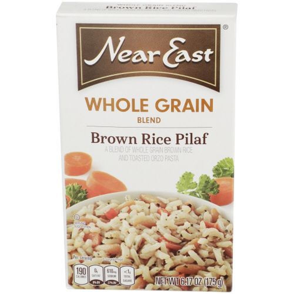 Near East Whole Grain Brown Rice Pilaf Mix, 6.17 Ounce -- 12 per case