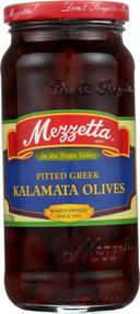 Mezzetta Pitted Greek Kalamata Olives, 9.5 Ounce -- 6 per case