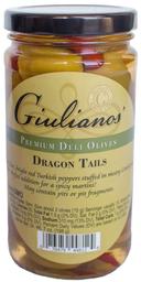 Giuliano Premium Deli Dragon Tails Olives, 7 Ounce -- 6 per case