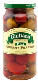 Giuliano Sweet Mild Cherry Peppers, 16 Ounce -- 6 per case
